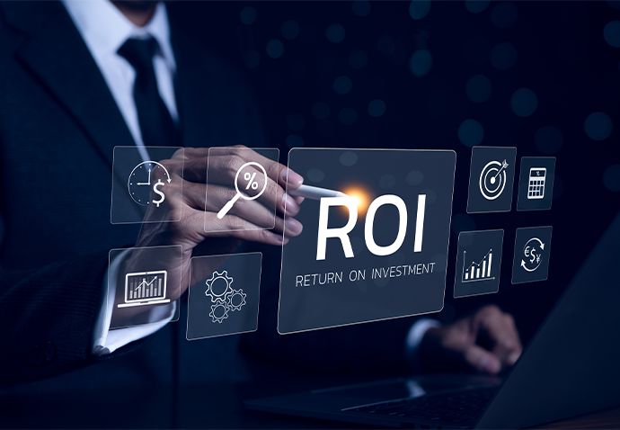Finance leader reviewing ROI generated from implementing payment accuracy platform.